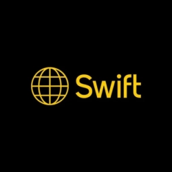 Coindesk Swift Ledger Live logo