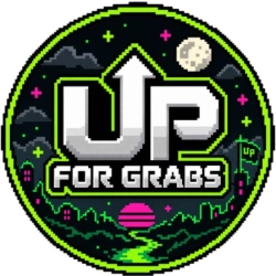 UP FOR GRABS logo