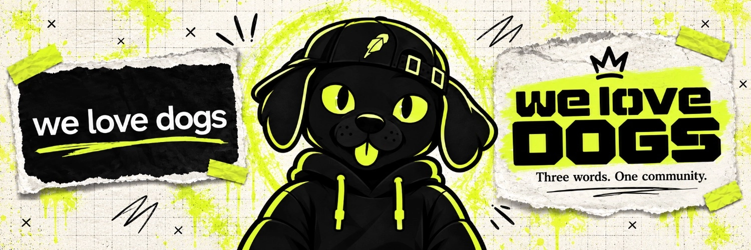 We Love Dogs banner