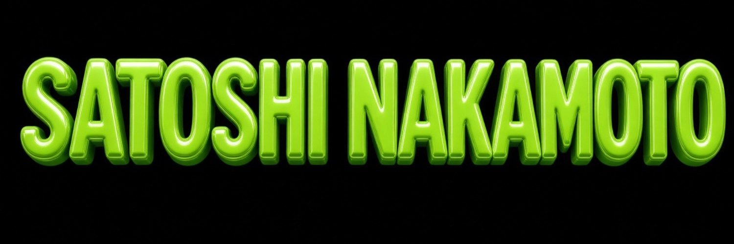SATOSHI NAKAMOTO banner