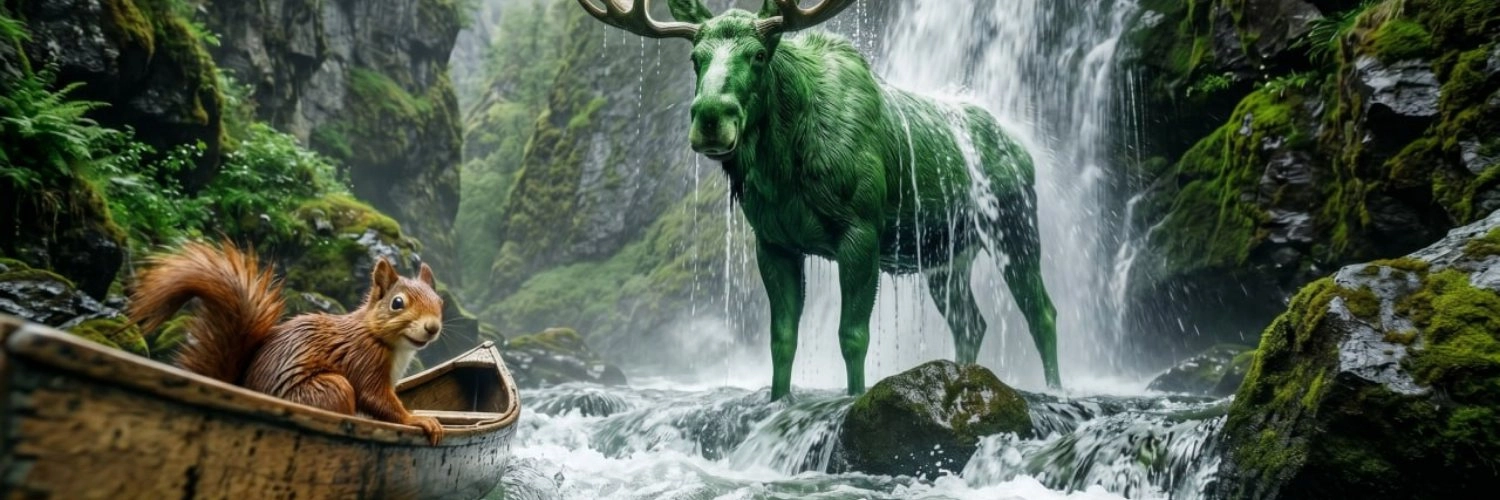 Green Moose banner