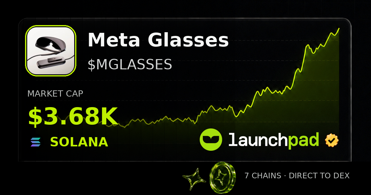 Meta Glasses $MGLASSES Open Graph image