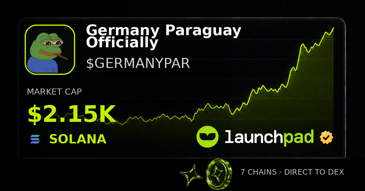 Germany Paraguay Officially $GERMANYPAR Open Graph image