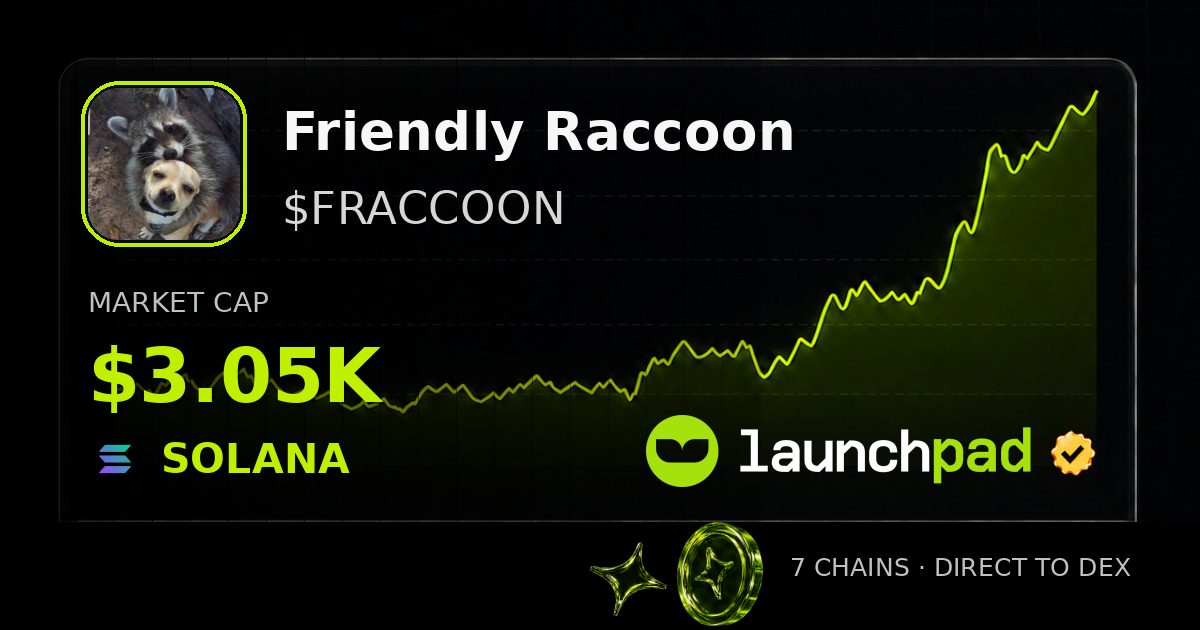 Friendly Raccoon $FRACCOON Open Graph image