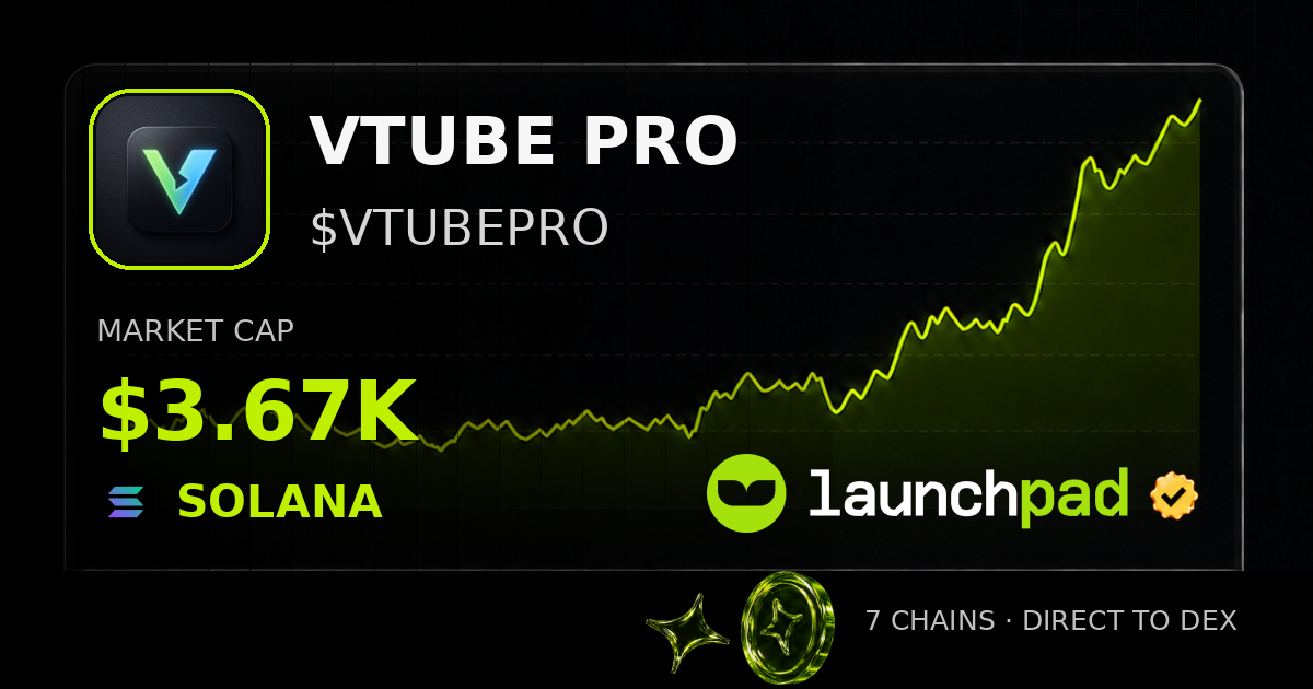 VTUBE PRO $VTUBEPRO Open Graph image