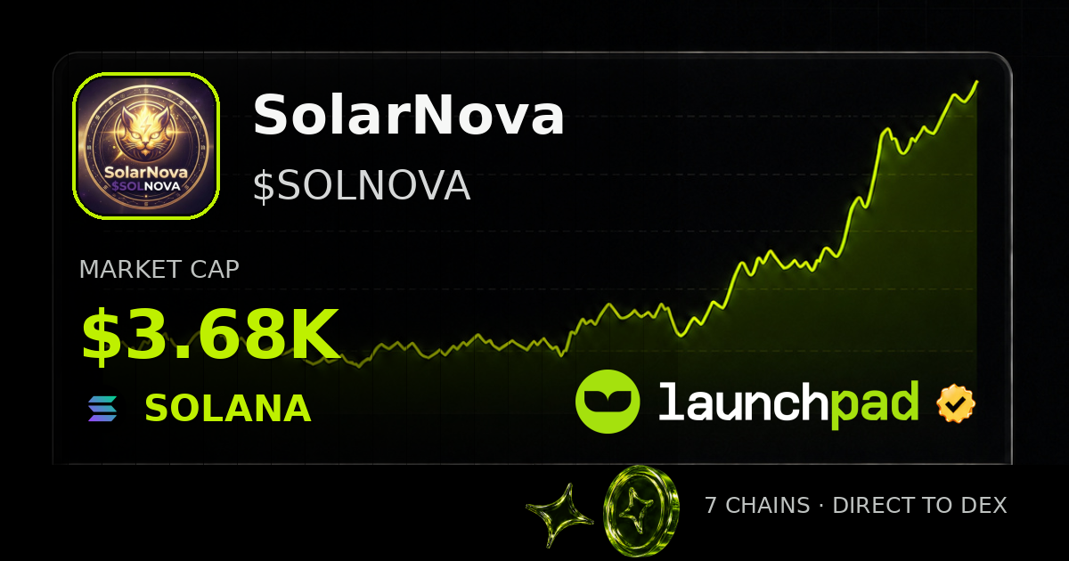 SolarNova $SOLNOVA Open Graph image