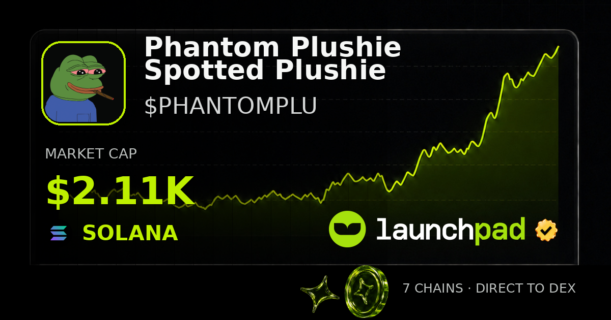 Phantom Plushie Spotted Plushie $PHANTOMPLU Open Graph image