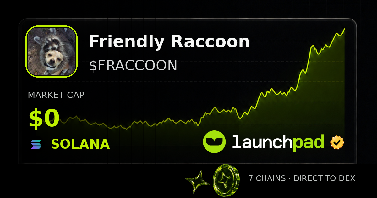 Friendly Raccoon $FRACCOON Open Graph image