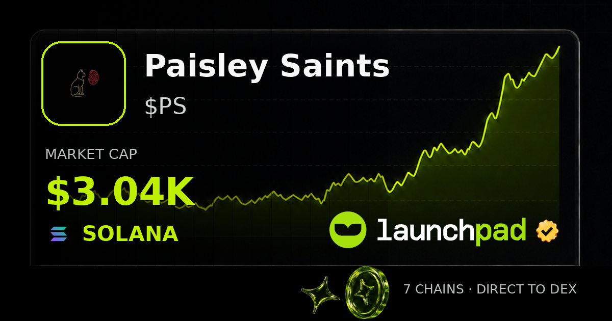 Paisley Saints $PS Open Graph image