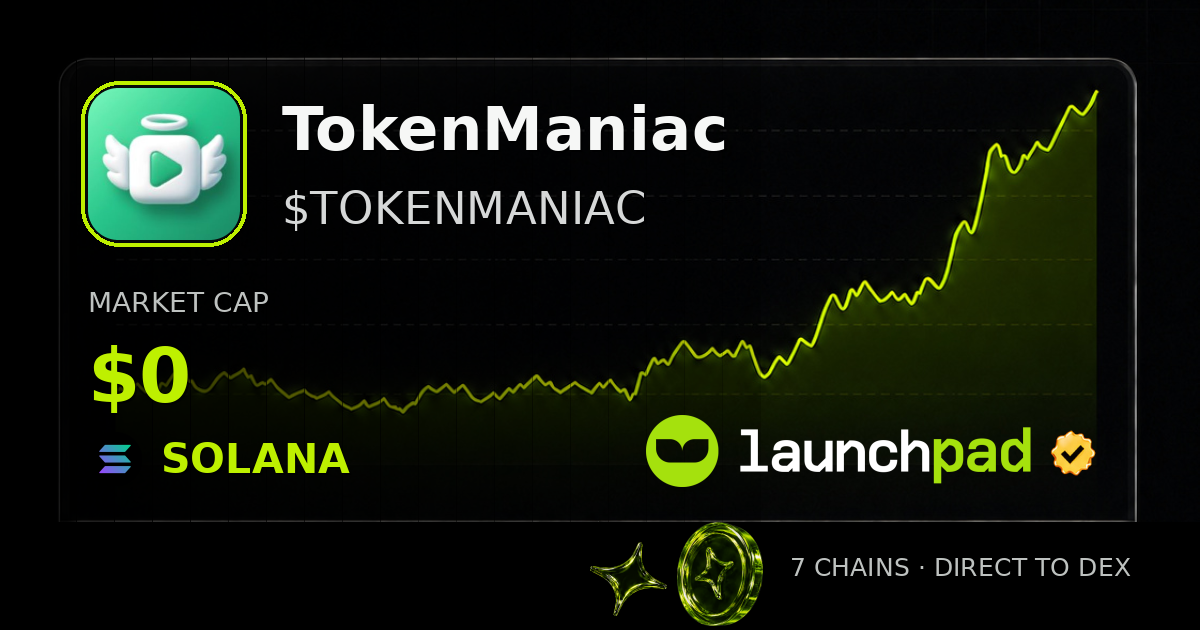 TokenManiac $TOKENMANIAC Open Graph image