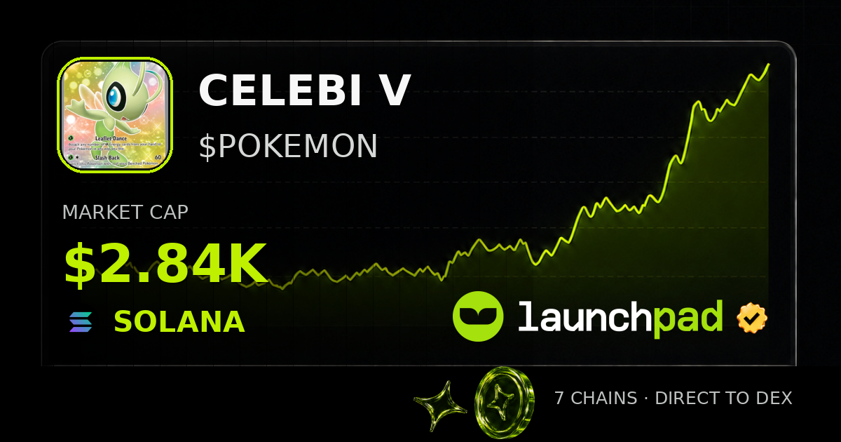 CELEBI V $POKEMON Open Graph image