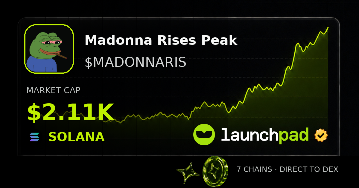 Madonna Rises Peak $MADONNARIS Open Graph image