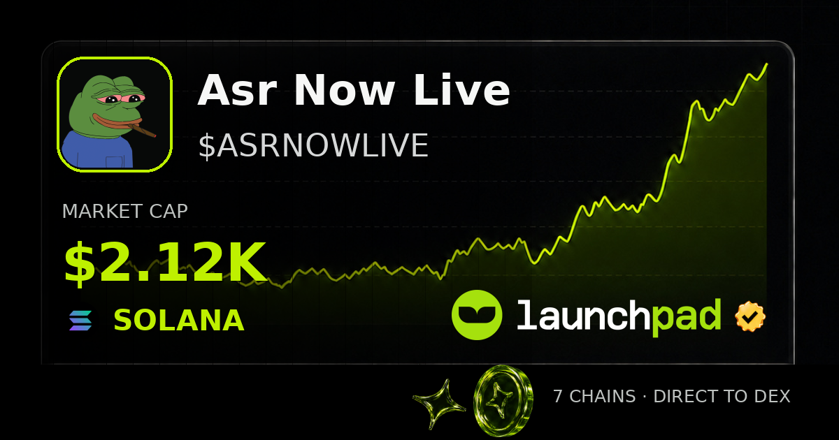 Asr Now Live $ASRNOWLIVE Open Graph image