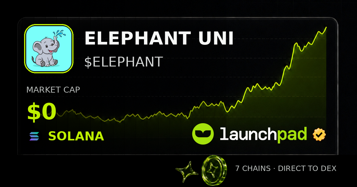 ELEPHANT UNI $ELEPHANT Open Graph image
