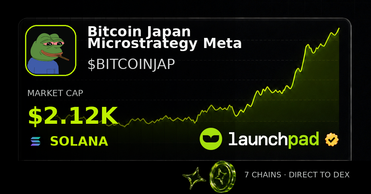 Bitcoin Japan Microstrategy Meta $BITCOINJAP Open Graph image