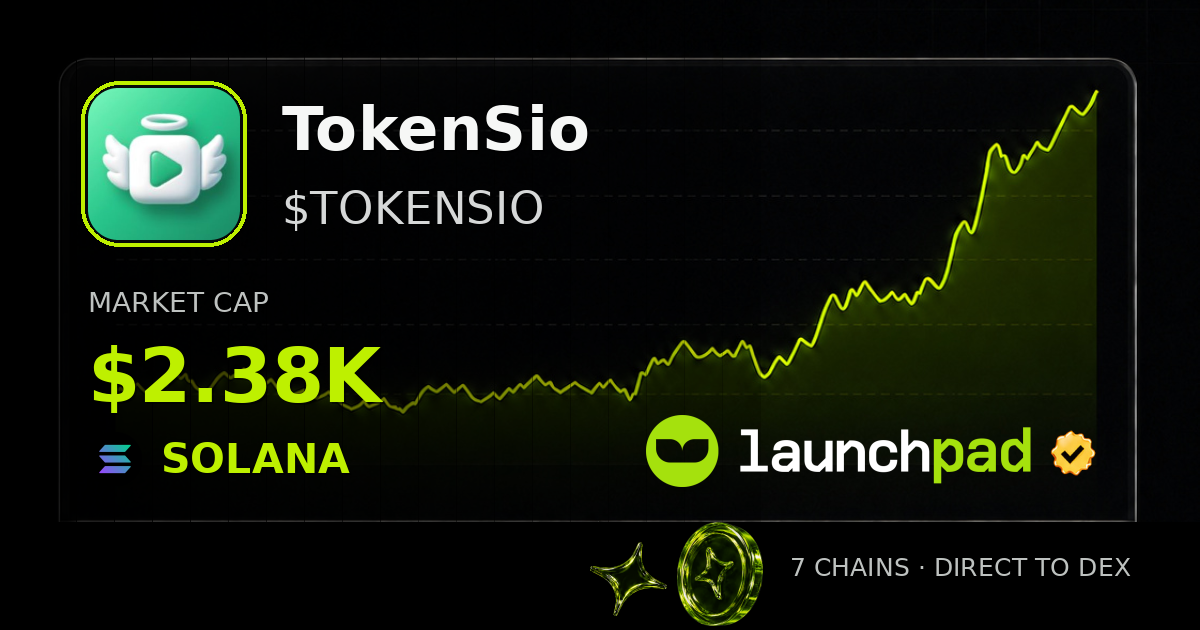 TokenSio $TOKENSIO Open Graph image