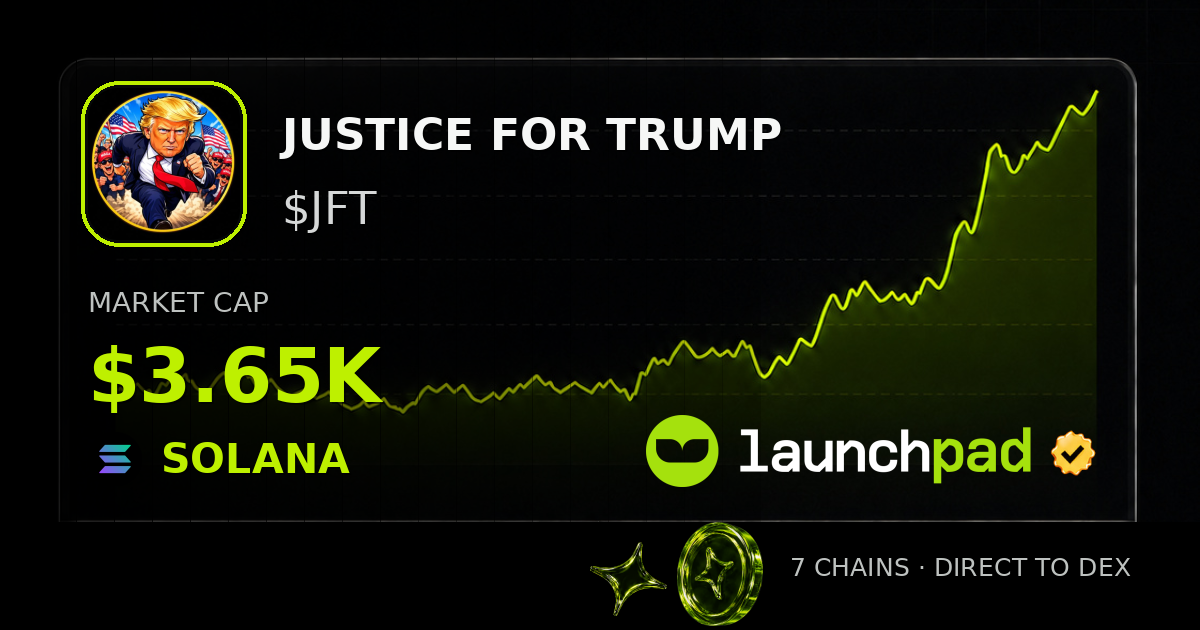 JUSTICE FOR TRUMP $JFT Open Graph image