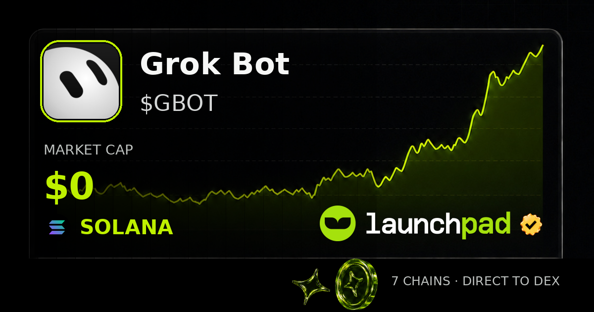 Grok Bot $GBOT Open Graph image