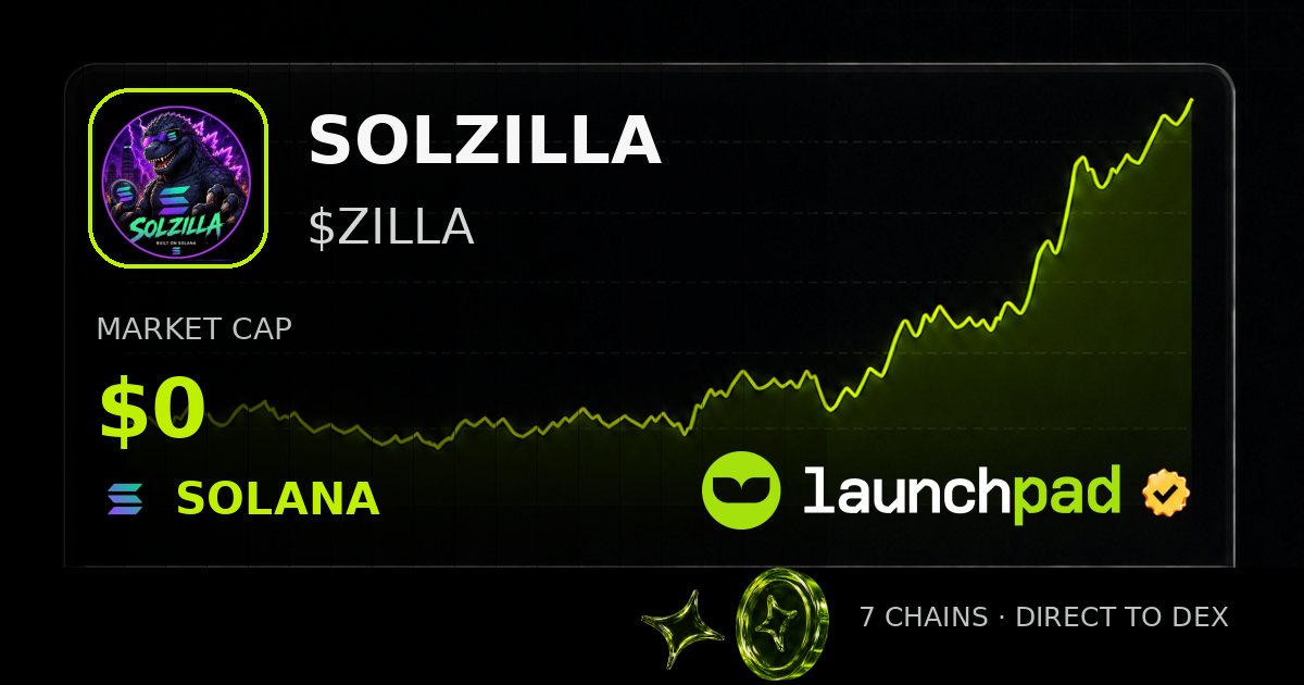 SOLZILLA $ZILLA Open Graph image