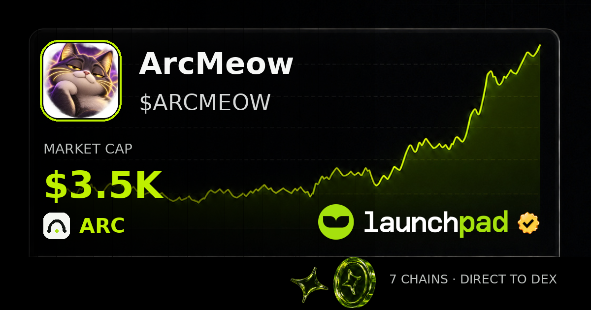 ArcMeow $ARCMEOW Open Graph image
