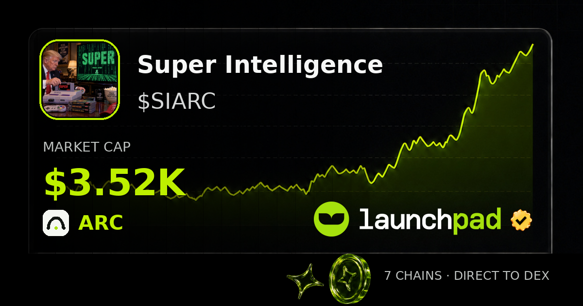 Super Intelligence $SIARC Open Graph image