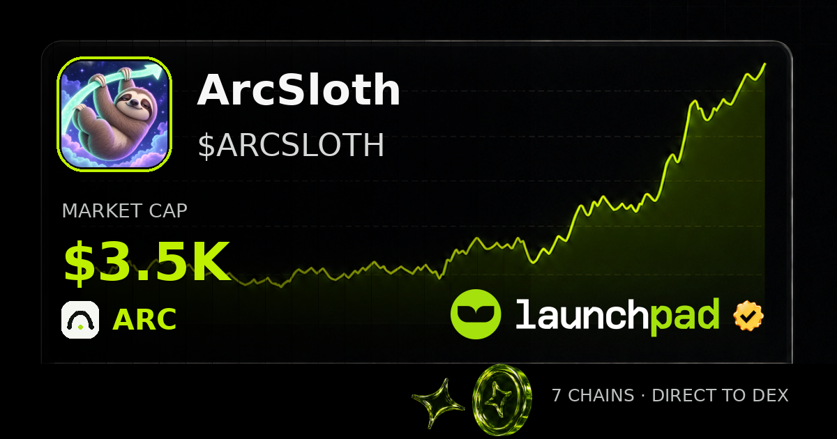 ArcSloth $ARCSLOTH Open Graph image
