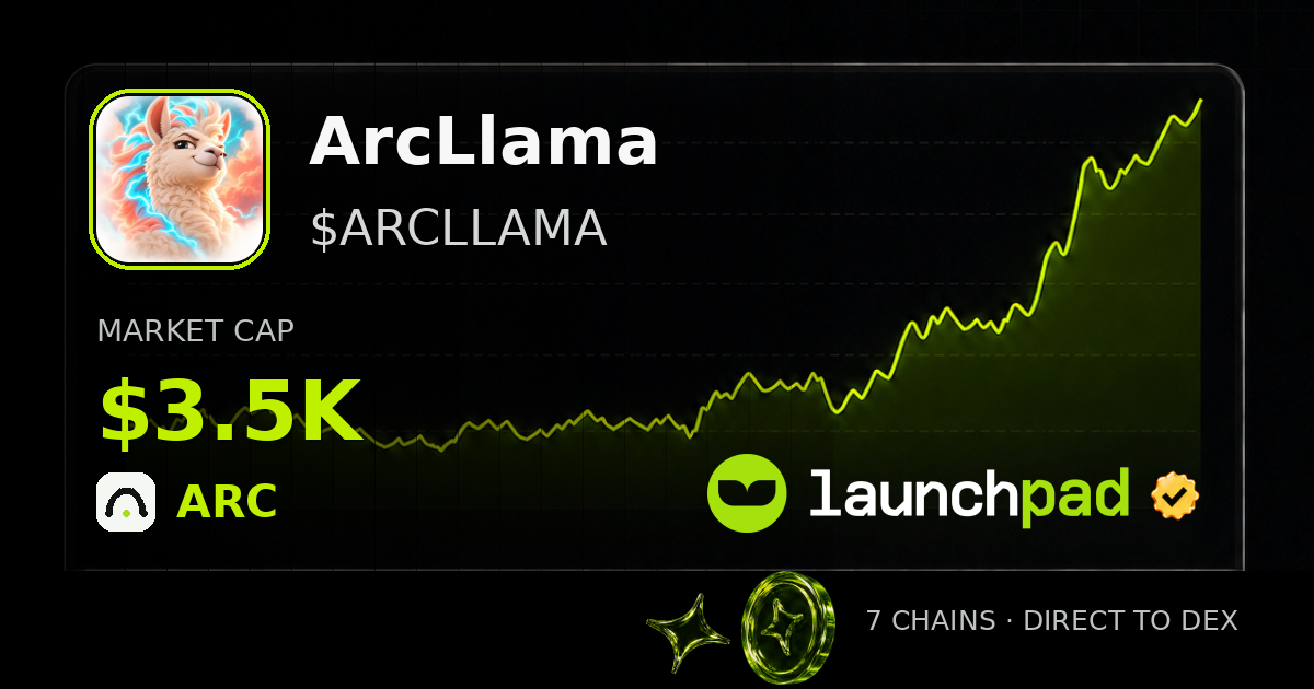 ArcLlama $ARCLLAMA Open Graph image