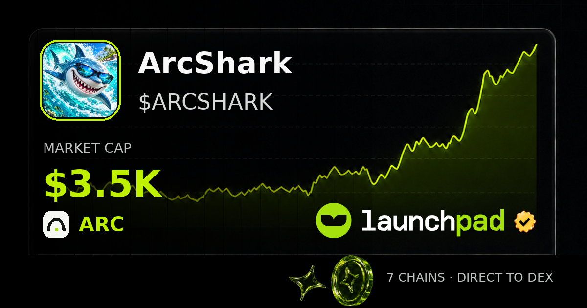 ArcShark $ARCSHARK Open Graph image