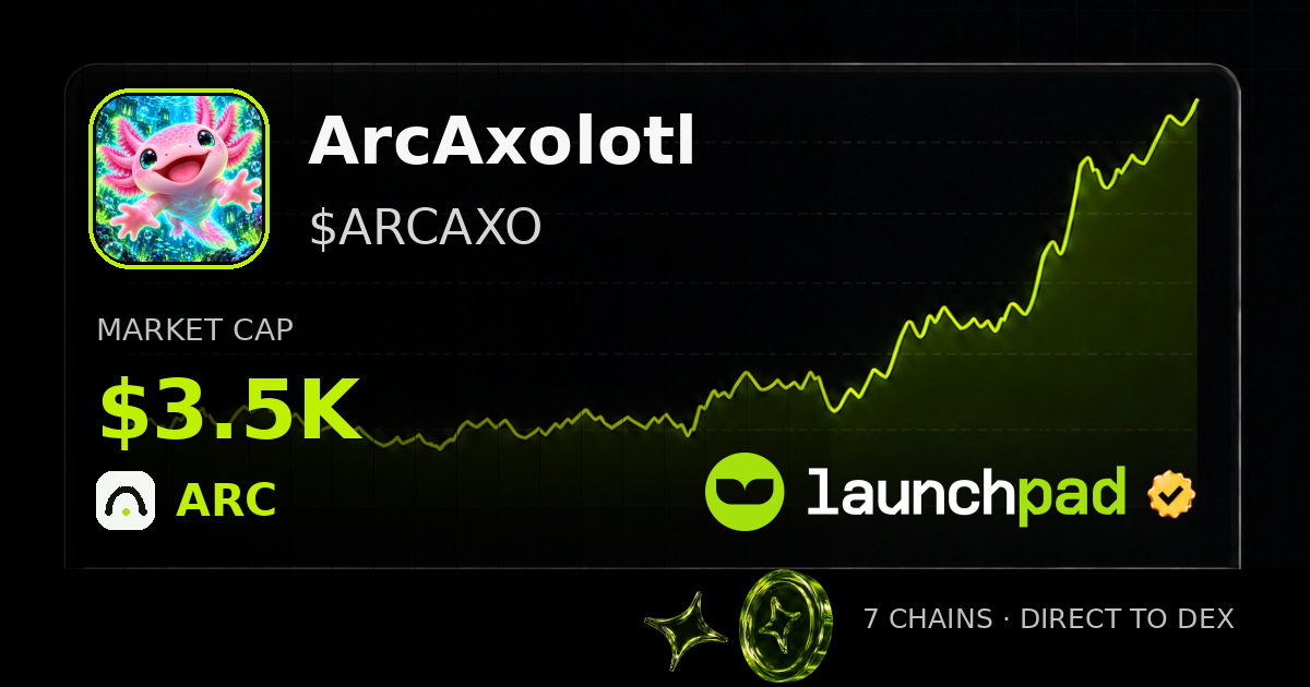 ArcAxolotl $ARCAXO Open Graph image