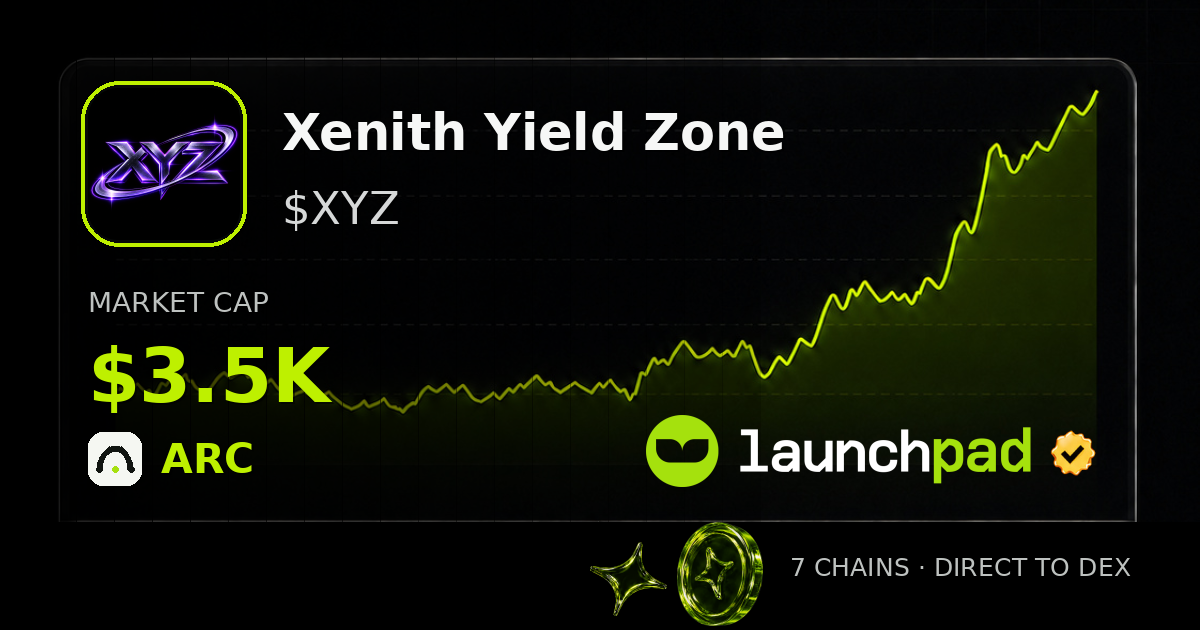 Xenith Yield Zone $XYZ Open Graph image