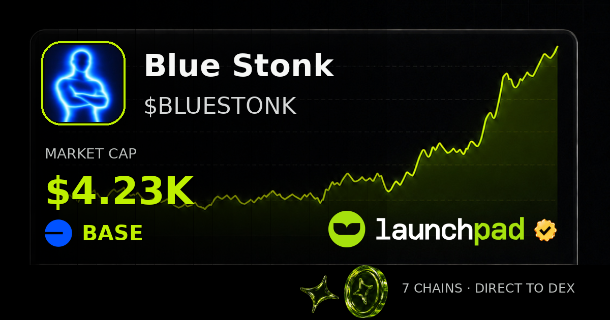 Blue Stonk $BLUESTONK Open Graph image