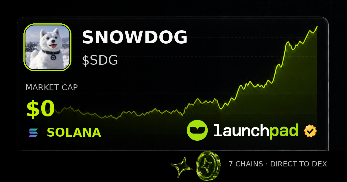 SNOWDOG $SDG Open Graph image