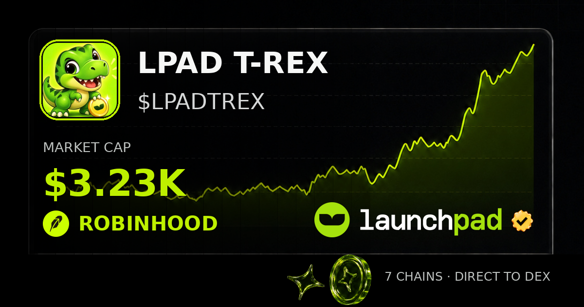 LPAD T-REX $LPADTREX Open Graph image