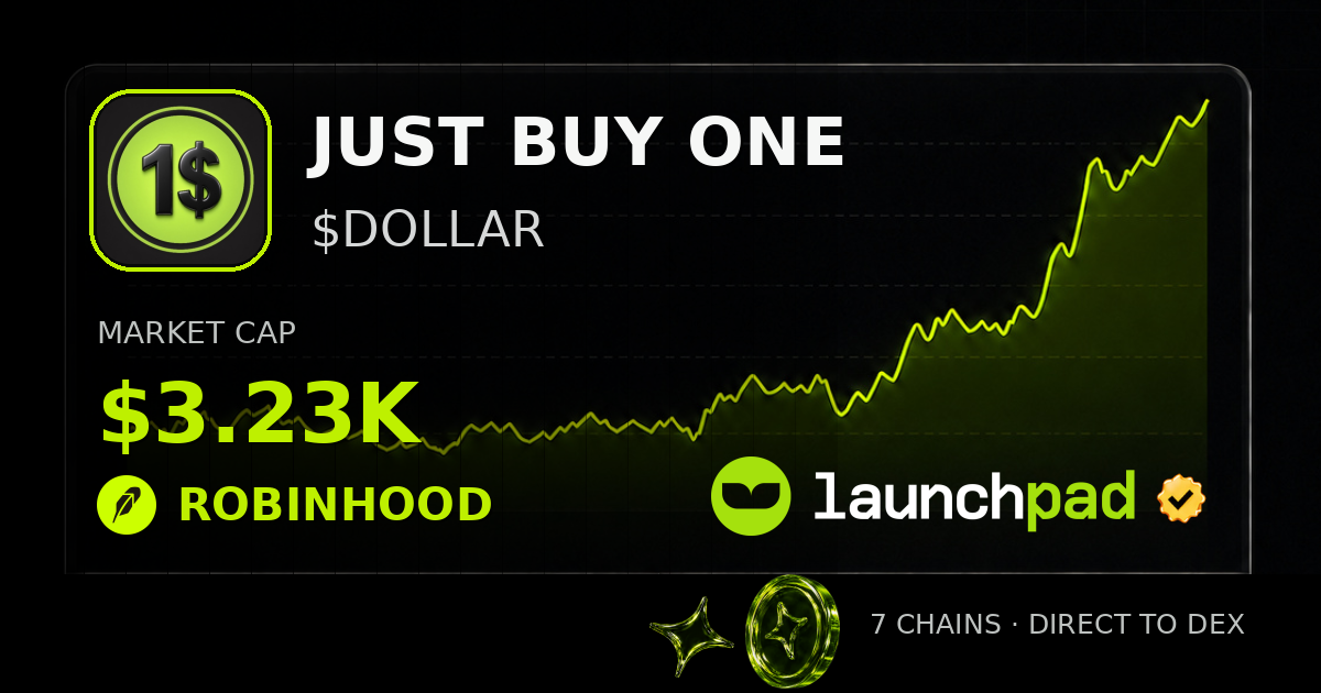 JUST BUY ONE $DOLLAR Open Graph image