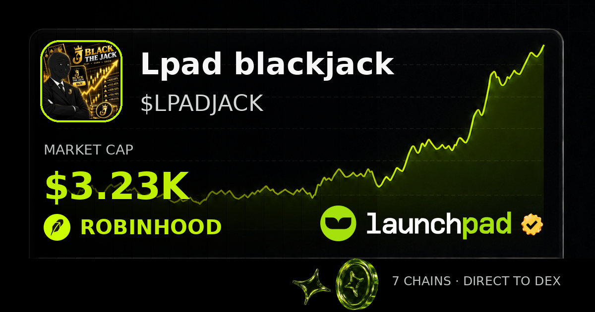 Lpad blackjack $LPADJACK Open Graph image
