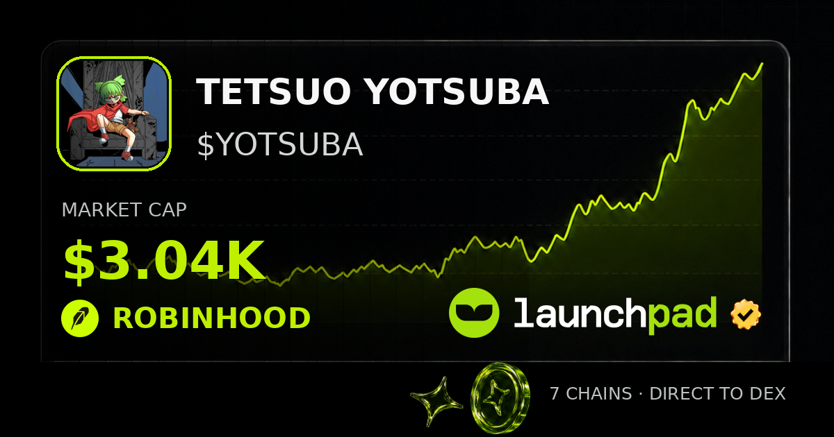 TETSUO YOTSUBA $YOTSUBA Open Graph image
