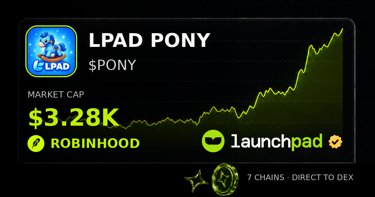 LPAD PONY $PONY Open Graph image