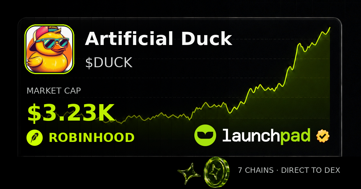 Artificial Duck $DUCK Open Graph image