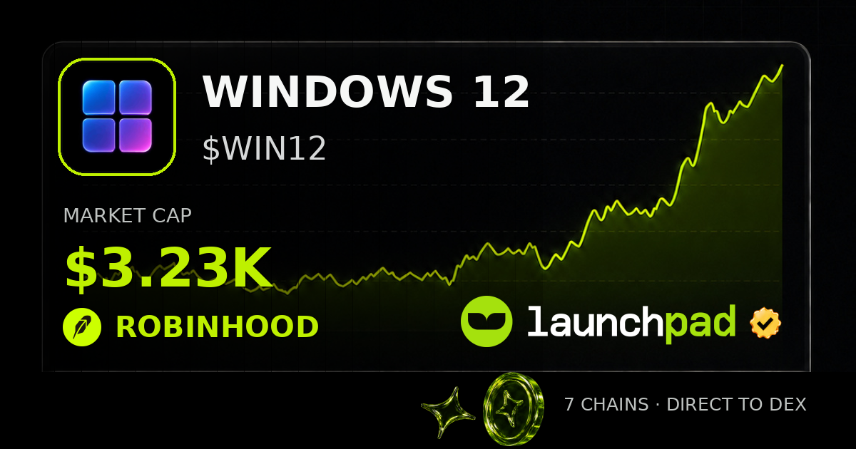 WINDOWS 12 $WIN12 Open Graph image