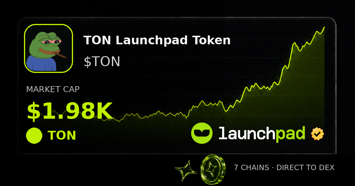 TON Launchpad Token $TON Open Graph image